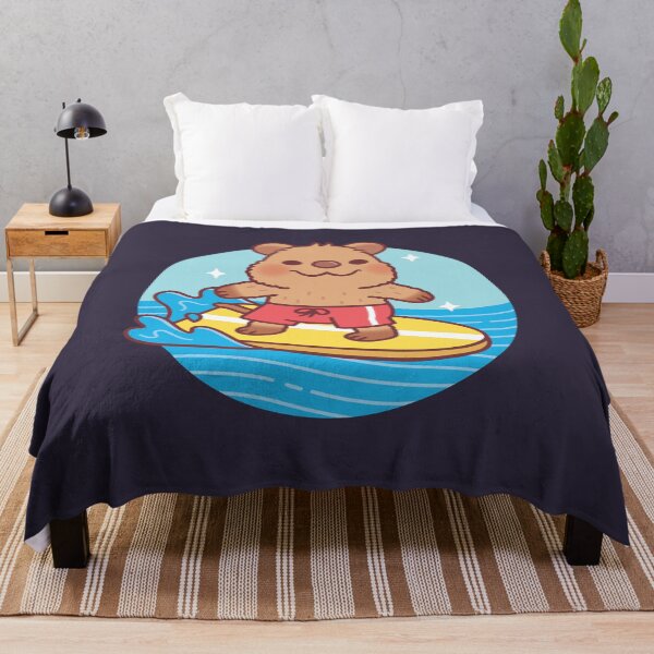 Item preview, Cute Quokka The Waves Beach And Summer designed and sold by rustydoodle.