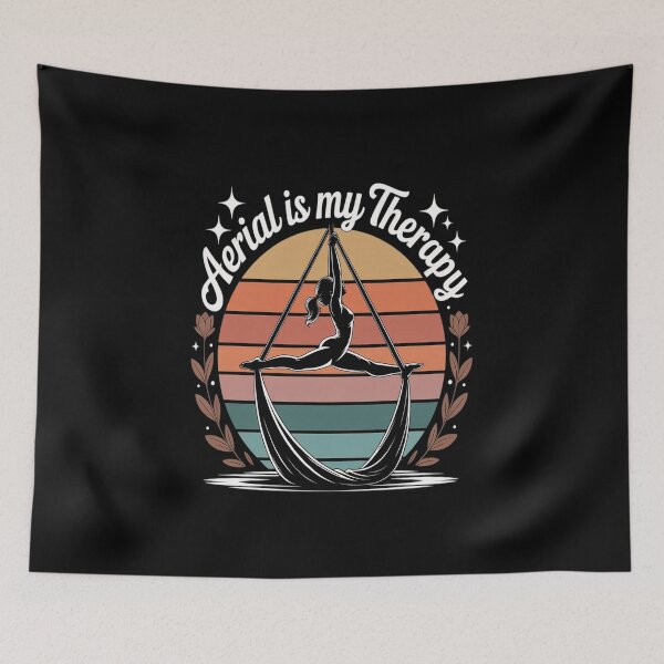 Item preview, Aerial is My Therapy Yoga Silhouette designed and sold by Catharsiscath.