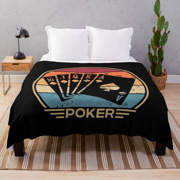 Item preview, Retro Texas Holdem Poker Hands Player High Roller Poker designed and sold by ElaineEsther.