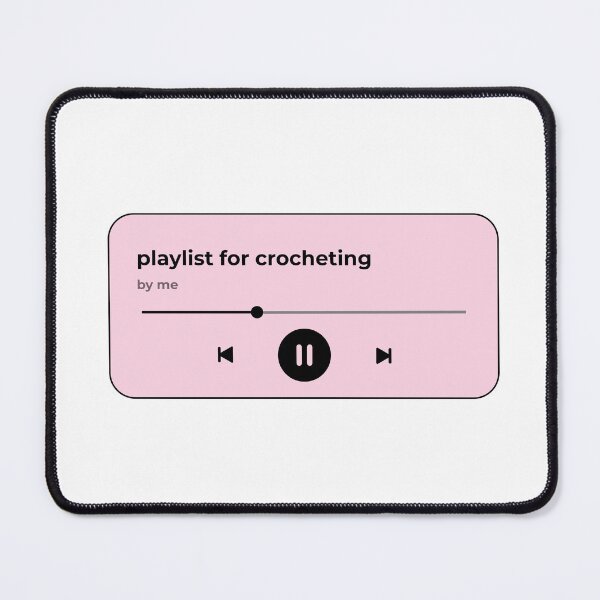 Item preview, playlist for crocheting (music player) (pink version) designed and sold by Hi-kari.