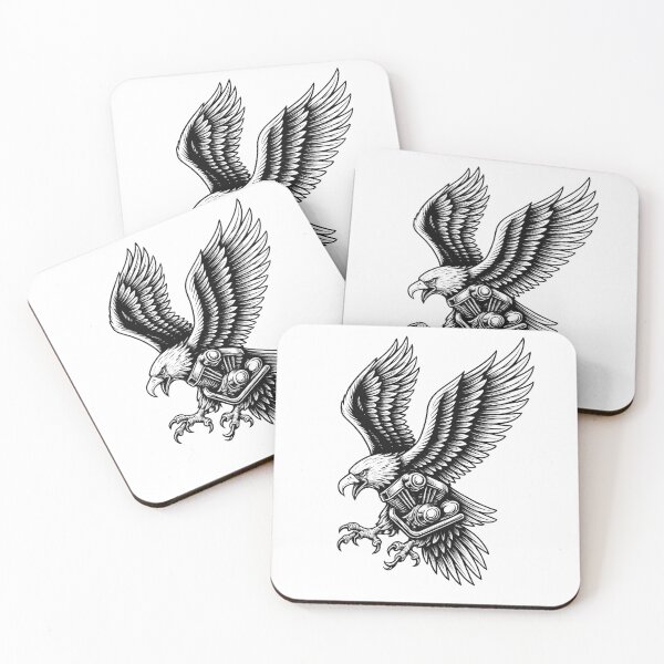 Item preview, Eagle Rising with Mechanical Power designed and sold by VivaThread.