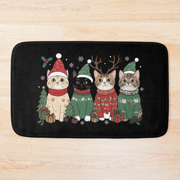 Item preview, Meowy Cat Christmas Catmas Xmas Gift designed and sold by Blok45.