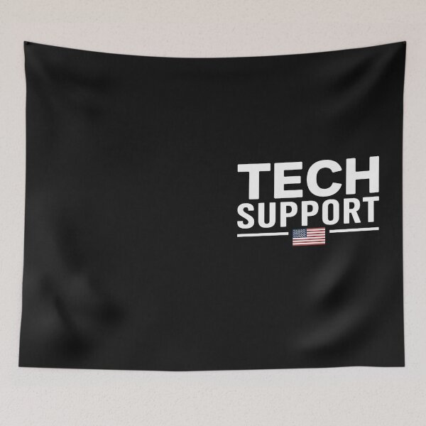Item preview, Funny TECH SUPPORT for Men Women American Flag designed and sold by Hofersofer.