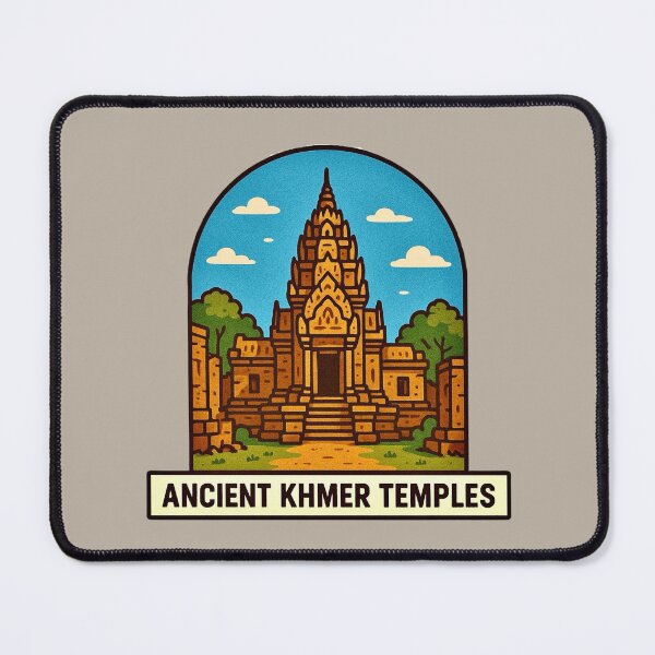 Item preview, Ancient Khmer Temples - Cambodian Heritage designed and sold by Myra365Art.