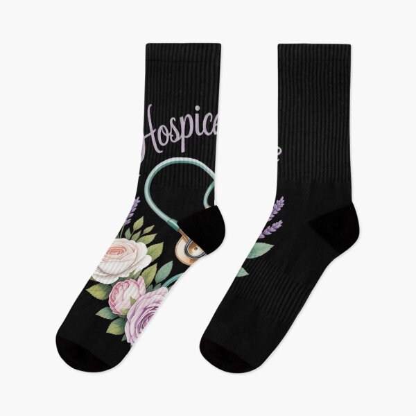 Item preview, Hospice Nurse - Terminal Care Stethoscope Flowers designed and sold by NetoGalaxy.