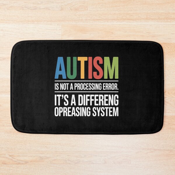 Item preview, Autism is Not A Processing Error Autistic Neurodiversity designed and sold by Catharsiscath.