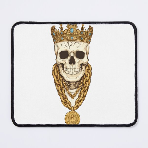 Item preview, Royal Skull with Golden Power designed and sold by VivaThread.