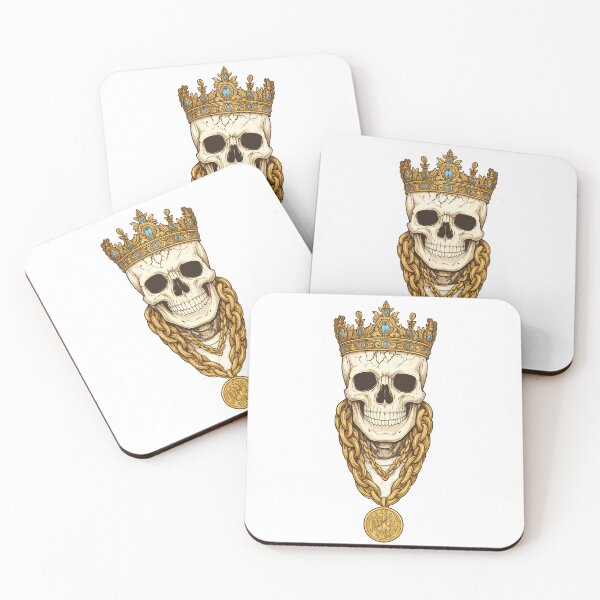Item preview, Royal Skull with Golden Power designed and sold by VivaThread.