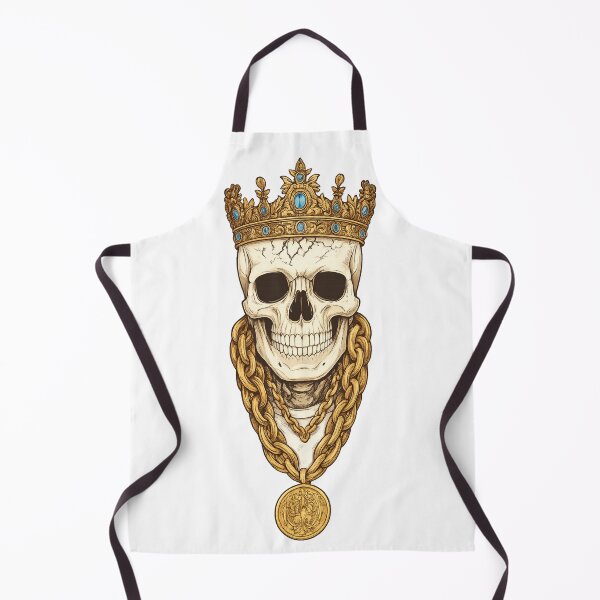 Item preview, Royal Skull with Golden Power designed and sold by VivaThread.