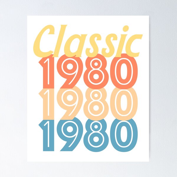 Item preview, 1980 vintage RETRO birthday designed and sold by Mmastert.