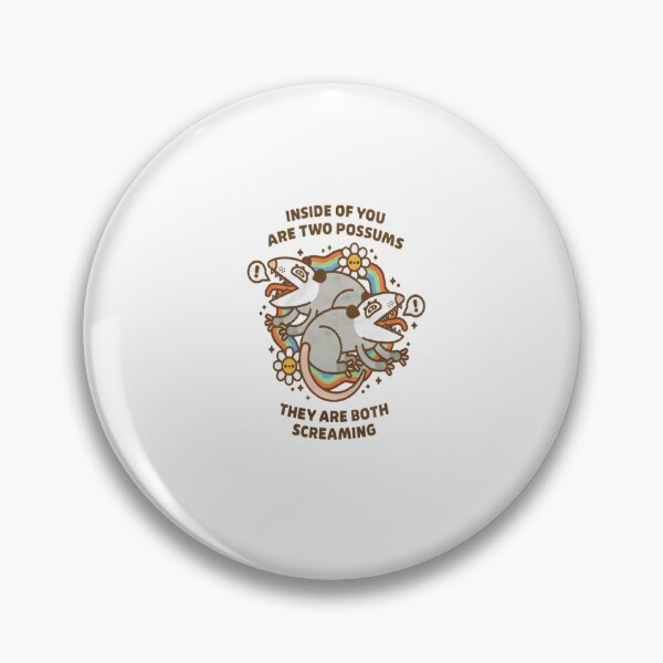 Item preview, Inside of You Are Two Possums – They Are Screaming designed and sold by khorbiasieno.