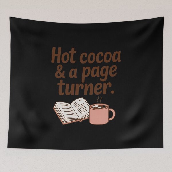 Item preview, Hot Cocoa and a Page Turner Book Lovers designed and sold by SnackPAC.