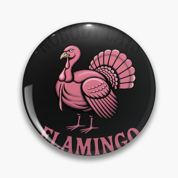 Item preview, Funny Thanksgiving Shirt Nobody Eats Flamingo Turkey Face designed and sold by Hofersofer.
