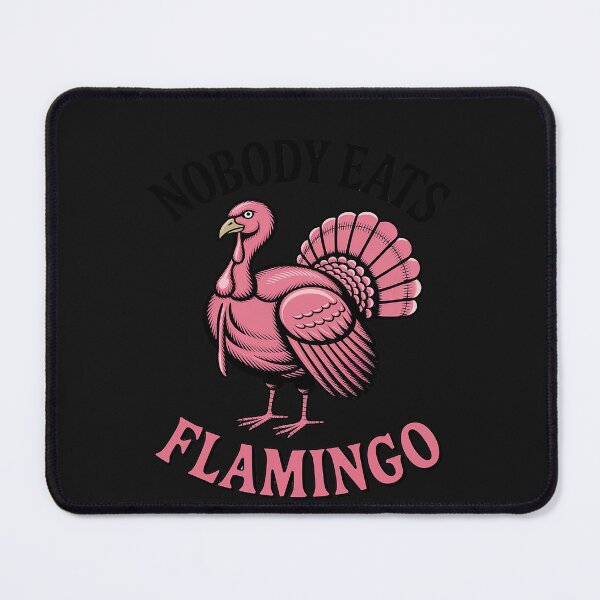 Item preview, Funny Thanksgiving Shirt Nobody Eats Flamingo Turkey Face designed and sold by Hofersofer.