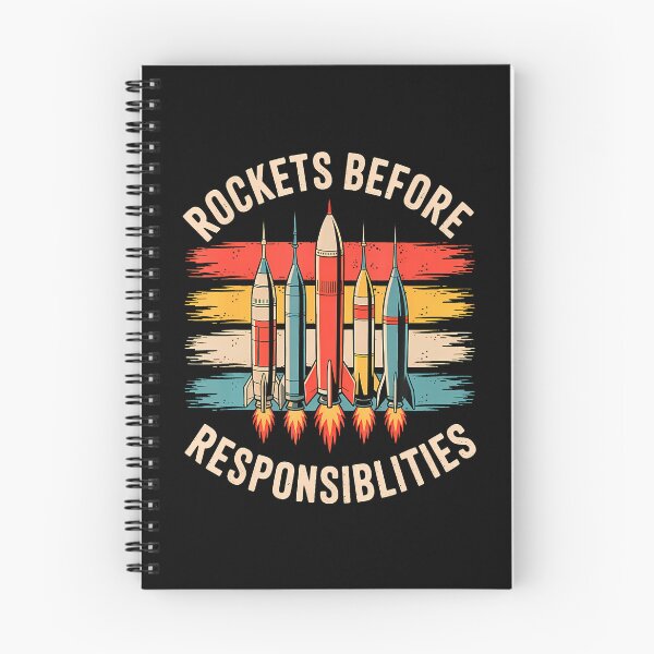 Item preview, Rockets Before Responsibilities Model Rockets Humor designed and sold by BarbaraLillie.