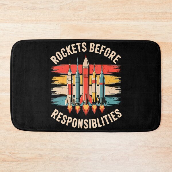 Item preview, Rockets Before Responsibilities Model Rockets Humor designed and sold by BarbaraLillie.