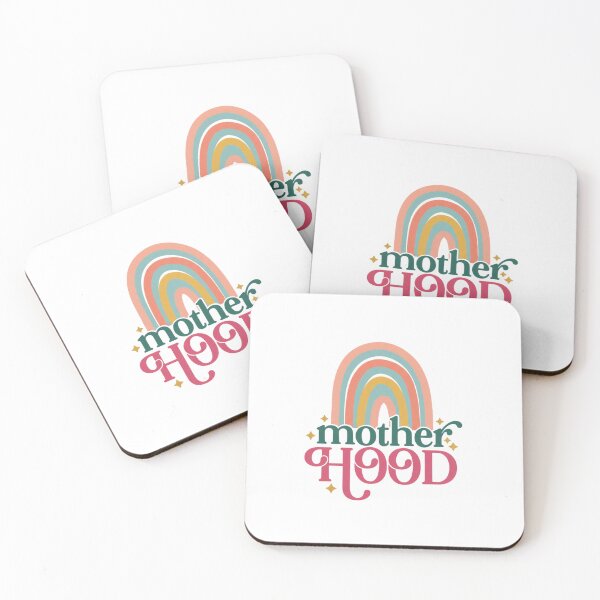 Item preview, Retro Motherhood Boho Rainbow 70s Style Mom Gift designed and sold by HBDStudio.