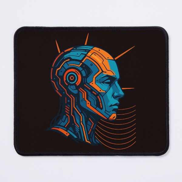 Item preview, NEON CYBERHEAD • FUTURISTIC HUMAN MACHINE FUSION designed and sold by Tadeusz1.