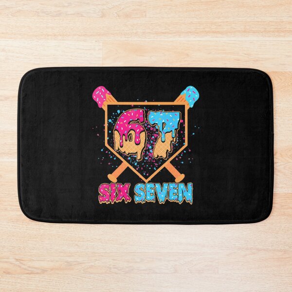 Item preview, Six Seven Ice Cream Drip Baseball 67 Funny Meme ns designed and sold by TaraAnnie.