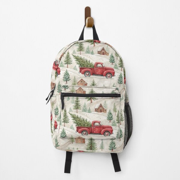 Item preview, Vintage red Christmas truck designed and sold by Merrylands Artshop.