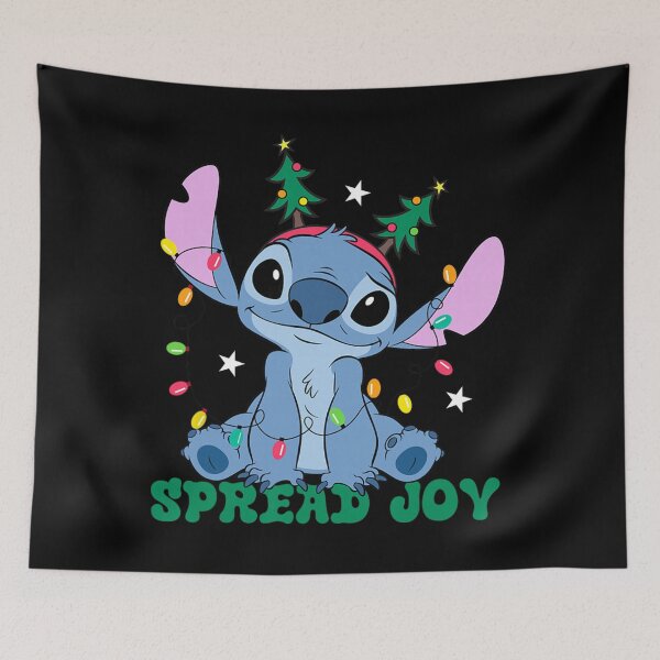 Item preview,  Stitch Christmas Spread Joy Cute Sitting Pose  designed and sold by DeclaArie.