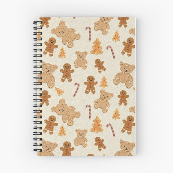 Item preview, Cozy Christmas Gingerbread, Candy Cane & Brown Bear Pattern designed and sold by TellUsTheStory.