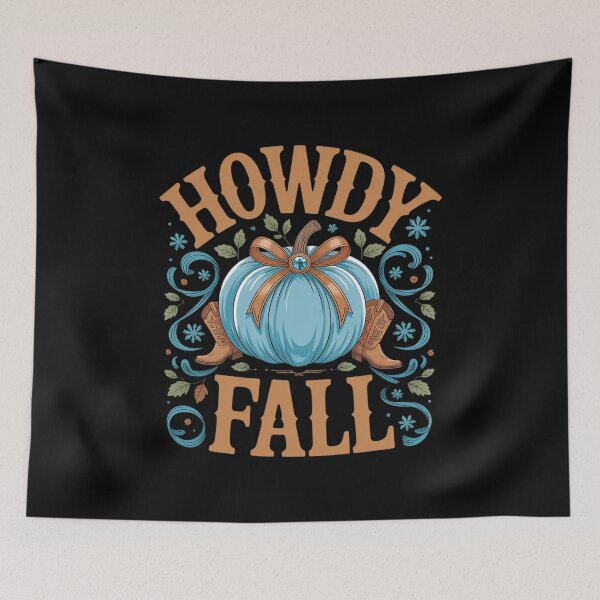 Item preview, Howdy Fall Western Pumpkin Coquette Bow Thankgiving designed and sold by SnackPAC.
