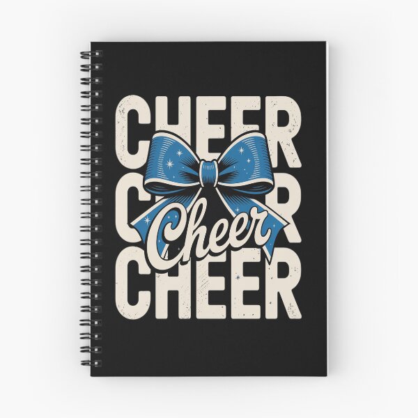 Item preview, Coquette Cheer Bow Team Cheerleader Cheerleading Blue designed and sold by KonopikaaArt.