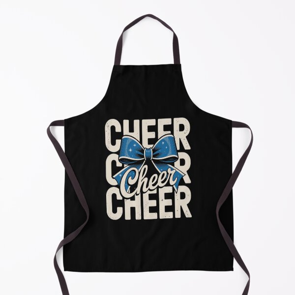 Item preview, Coquette Cheer Bow Team Cheerleader Cheerleading Blue designed and sold by KonopikaaArt.