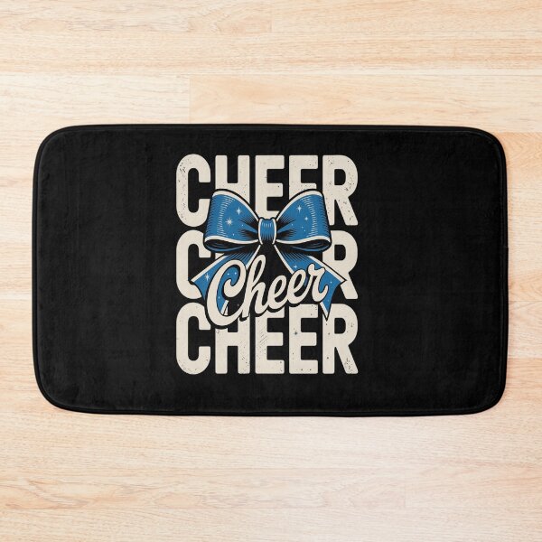 Item preview, Coquette Cheer Bow Team Cheerleader Cheerleading Blue designed and sold by KonopikaaArt.