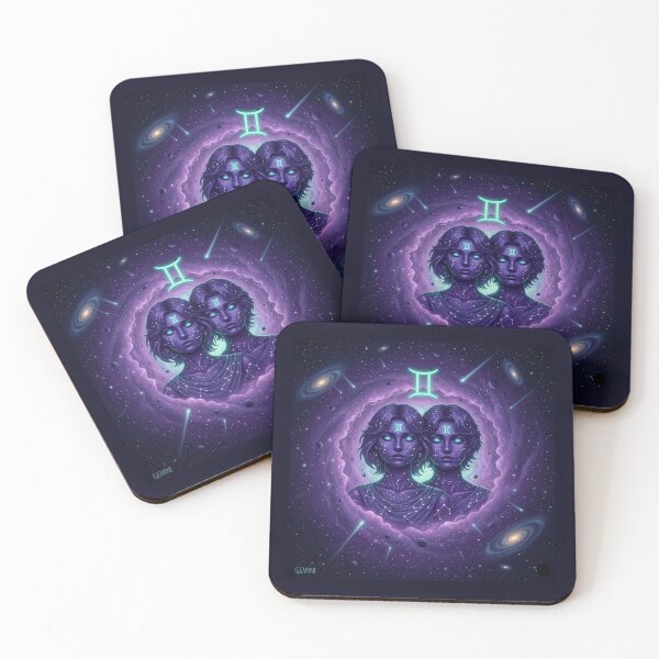 Item preview, Gemini Zodiac Art – The Twin Constellation Design designed and sold by Live_With_Suzy.
