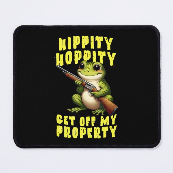 Item preview, Hippity Hoppity Get Off My Property Funny Frog Meme Men Guys designed and sold by FlorenceNorma.