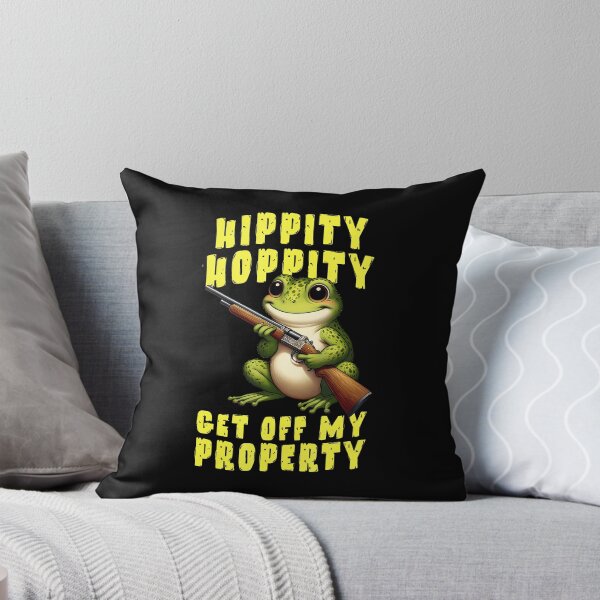 Item preview, Hippity Hoppity Get Off My Property Funny Frog Meme Men Guys designed and sold by FlorenceNorma.
