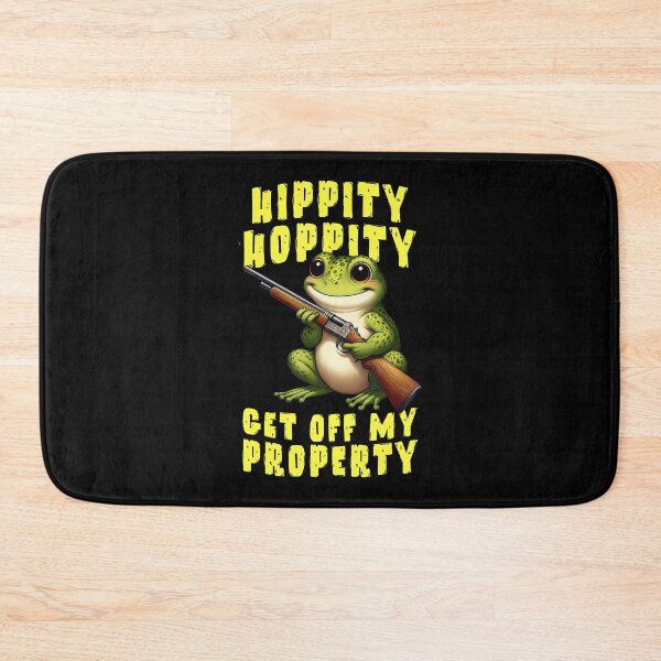 Item preview, Hippity Hoppity Get Off My Property Funny Frog Meme Men Guys designed and sold by FlorenceNorma.