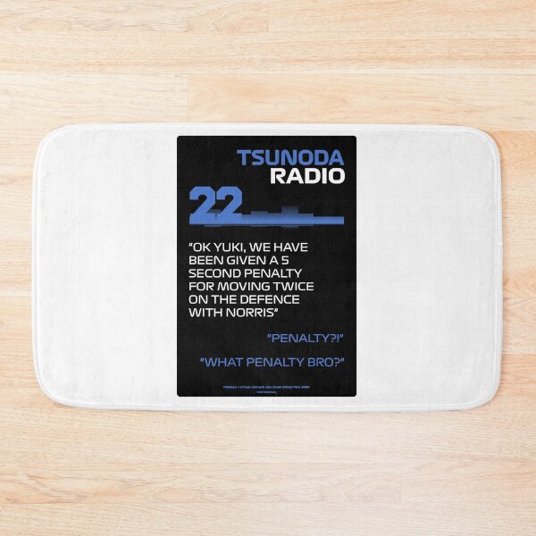 Item preview, What penalty bro? – Yuki Tsunoda F1 Team Radio designed and sold by Heybratan.