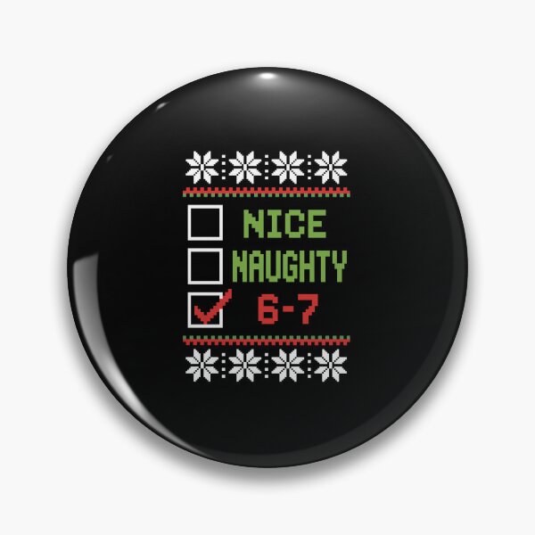 Item preview, Christmas Nice Naughty 6-7 designed and sold by Elenasriveras.