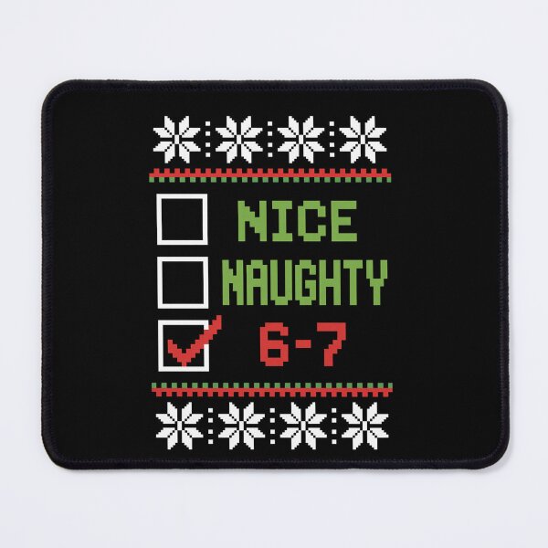 Item preview, Christmas Nice Naughty 6-7 designed and sold by Elenasriveras.