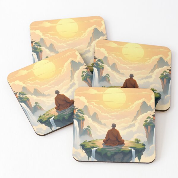 Item preview, Detachment - Riyokushin “Letting go of attachments eases suffering.” designed and sold by Authentic flow.
