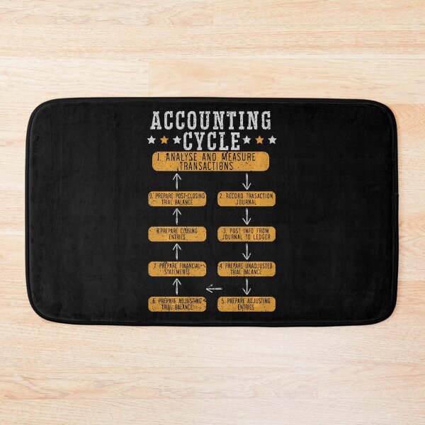 Item preview, Accounting Cycle Accountant Cpa Bookkeeping Bookkeeper designed and sold by RebeccaCelia.