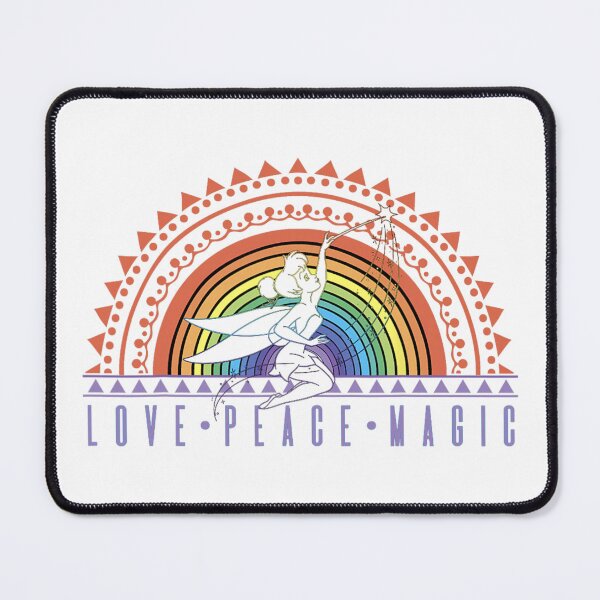 Item preview, Tinker Bell Love Peace Magic Rainbow designed and sold by Yareli Jonathon.