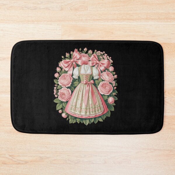 Item preview, Oktoberfest Women Coquette Dirndl German Tee Octoberfest Pink  designed and sold by estellaken.