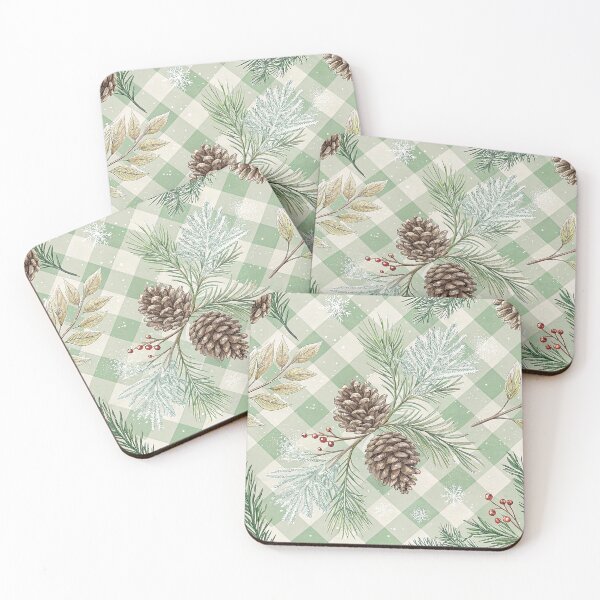 Item preview, Elegant design with a checkered pattern for Christmas designed and sold by Merrylands Artshop.