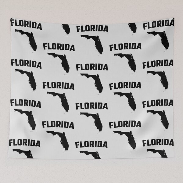 Item preview, Florida Outline Map - Sunshine State Silhouette Tee designed and sold by mashmosh.