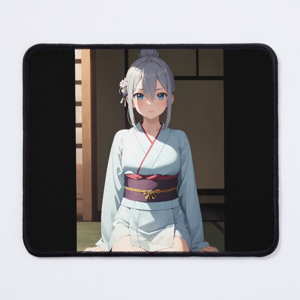 Item preview, Tsurara Shirayuki Rosario Vampire Art | Ice Witch Yukionna Kimono Aesthetic designed and sold by iloveanimechibi.