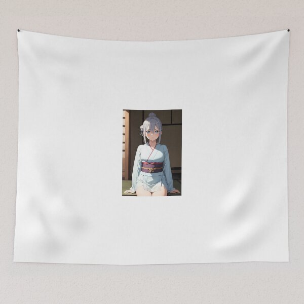 Item preview, Tsurara Shirayuki Rosario Vampire Art | Ice Witch Yukionna Kimono Aesthetic designed and sold by iloveanimechibi.