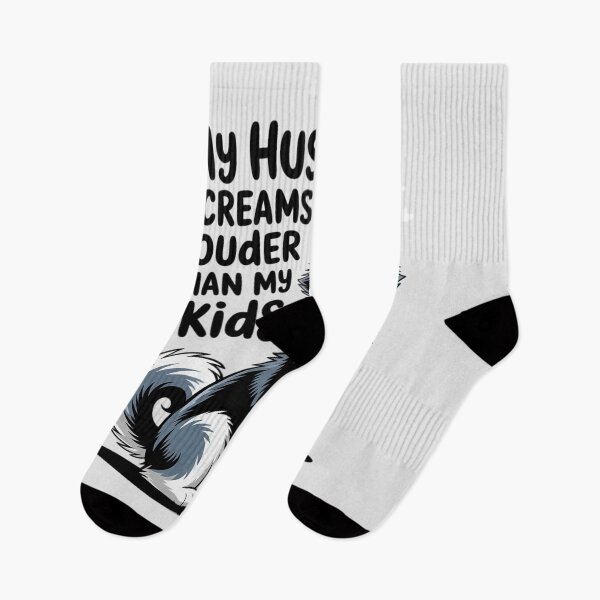 Item preview, Husky Dog Lover Screaming Louder Than Kids Sarcastic Joke designed and sold by LittleDame.