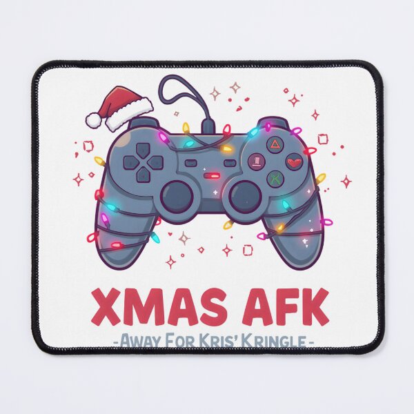 Item preview, Xmas AFK – Away For Kris Kringle – Cute Gamer Christmas Design designed and sold by gavinroyal.