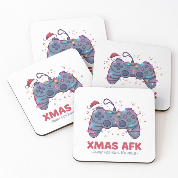 Item preview, Xmas AFK – Away For Kris Kringle – Cute Gamer Christmas Design designed and sold by gavinroyal.