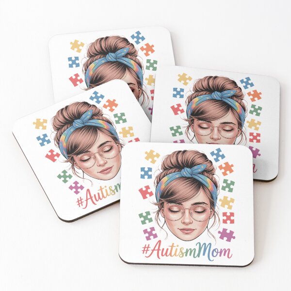 Item preview, Autism Awareness Mom Messy Bun Women Mama Mother Day designed and sold by VENOM0RIOT.
