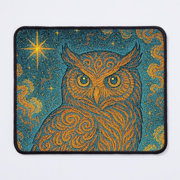 Item preview, Celestial Owl Beneath the Guiding Star designed and sold by Expl0rer.